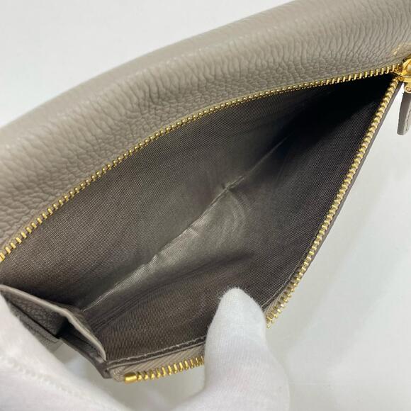 Prada Envelope Bi fold Long Wallet Gray - Picture 8 of 13